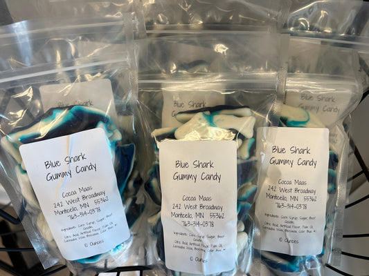 Bagged Gummy Blue Sharks
