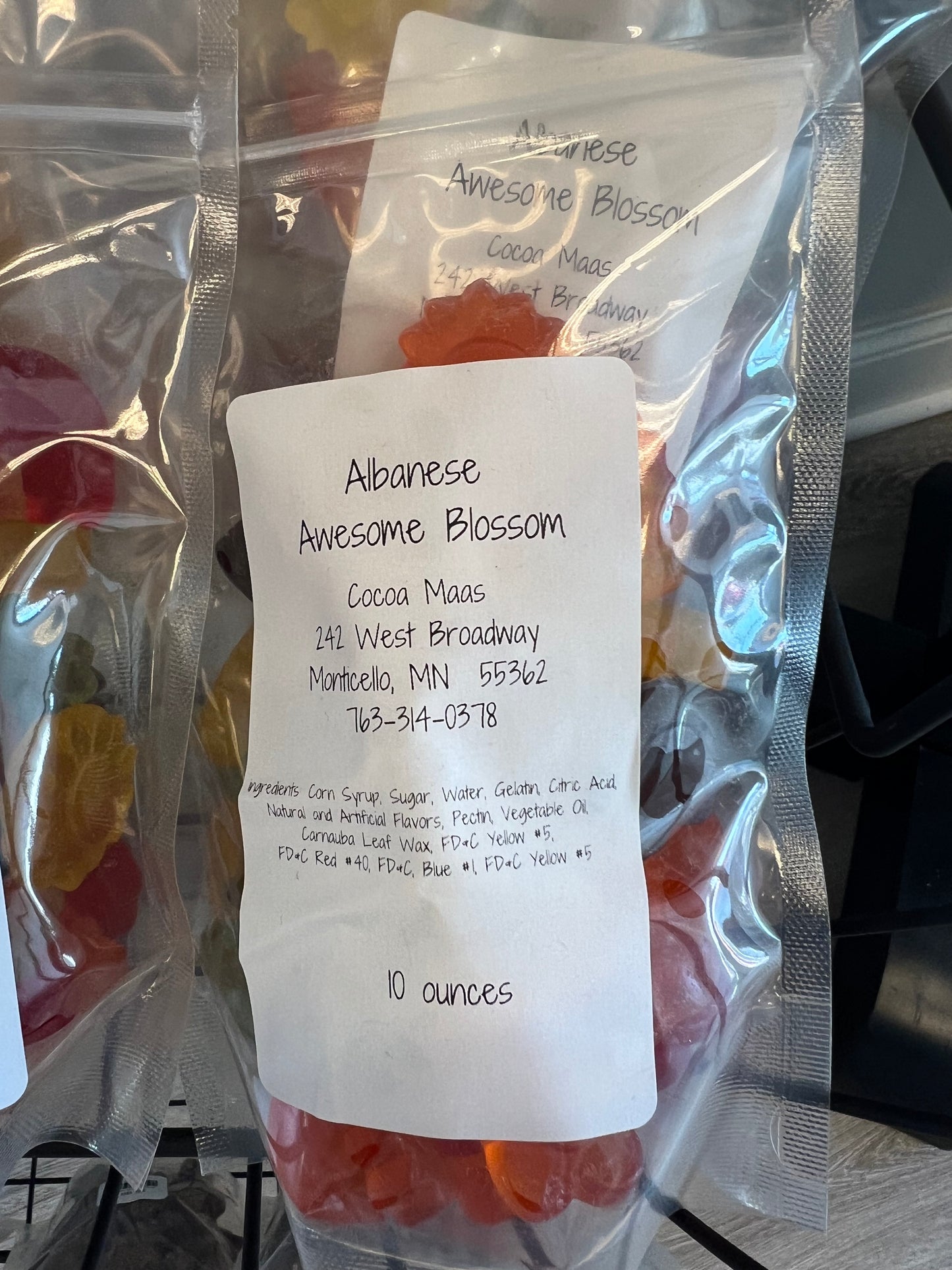 Bagged Awesome Blossom Gummy Flowers
